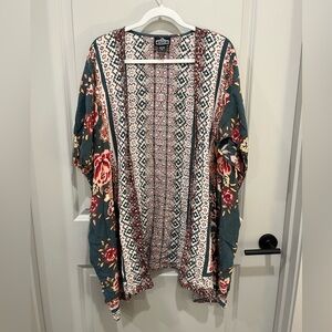 Women’s Angie Duster in Boho Rose Print
